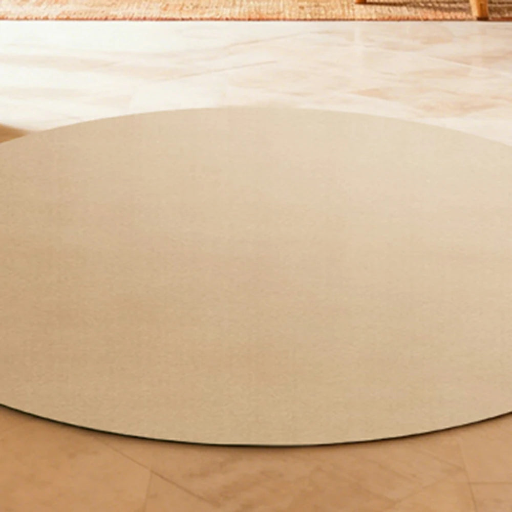 LUXORA 200/250cm Round Floor Rugs Handwoven Soft Rebound Traditional Weave Timeless Design Multi Space Use - Cuban Sand