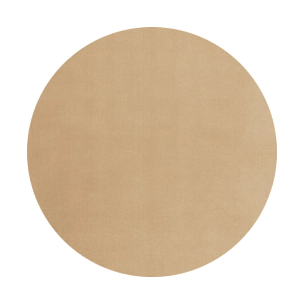 LUXORA 200/250cm Round Floor Rugs Handwoven Soft Rebound Traditional Weave Timeless Design Multi Space Use - Cuban Sand