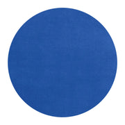 LUXORA 200/250cm Round Floor Rugs Handwoven Soft Rebound Traditional Weave Timeless Design Multi Space Use - Klein Blue