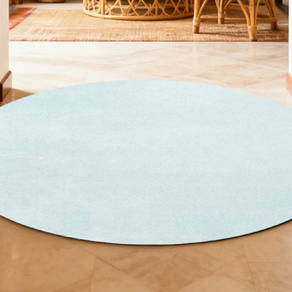 LUXORA 200/250cm Round Floor Rugs Handwoven Soft Rebound Traditional Weave Timeless Design Multi Space Use - Pink blue