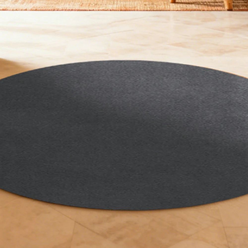 LUXORA 200/250cm Round Floor Rugs Handwoven Soft Rebound Traditional Weave Timeless Design Multi Space Use - Grey
