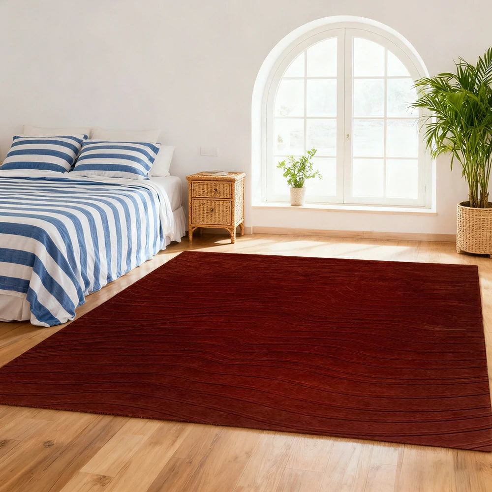 LUXORA 160/200cm Floor Rugs Theme Land Holiday Dual Surface Design Anti Slip Base Flame Resistant Long Fibre Silk Build