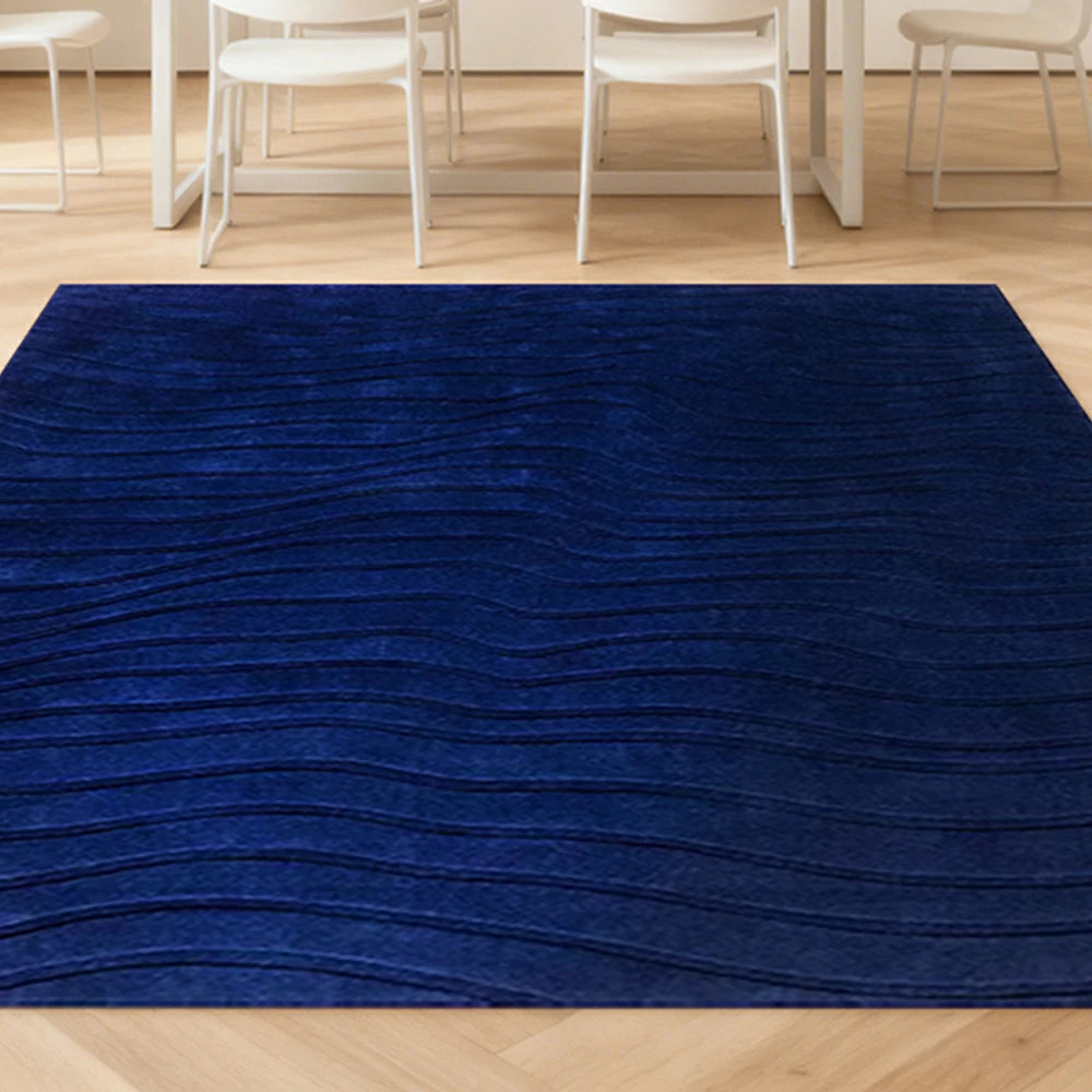 LUXORA 160/200cm Floor Rugs Theme Land Holiday Handcrafted Silk Fibre Rug Flame Resistant Anti Slip Ideal for Living Spaces