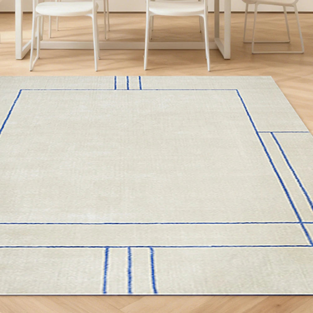 LUXORA 160/200cm Floor Rugs Theme Sophia Sketch Flame Resistant Anti Slip Solution Dyed Silk Fibre Dual Surface Handcrafted Design