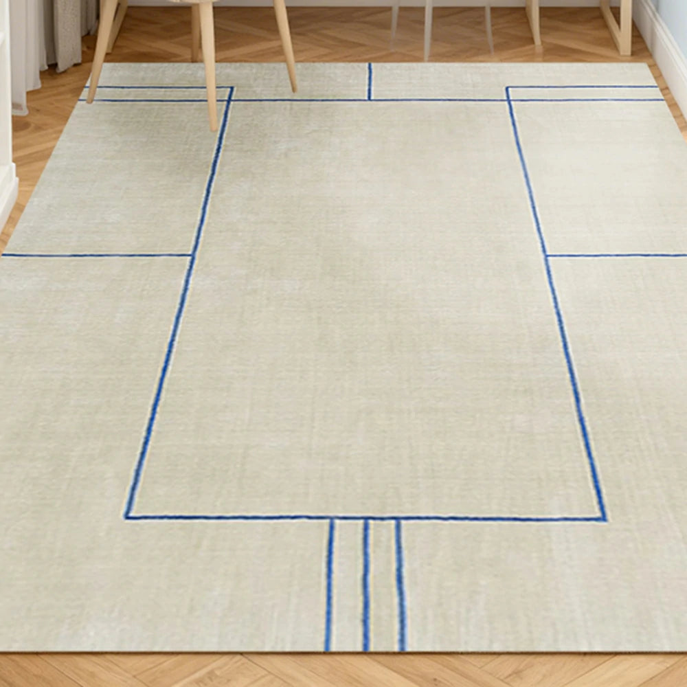 LUXORA 160/200cm Floor Rugs Theme Sophia Sketch Handcrafted Silk Fibre Rug Flame Resistant Anti Slip for Living Spaces