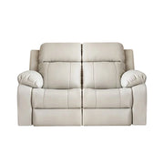 LUXORA 160/180cm 2-Seater Electric Recliner Sofa Wide-Angle Adjustment Premium Imported Leather 7D Fibre Comfort Support - Beige