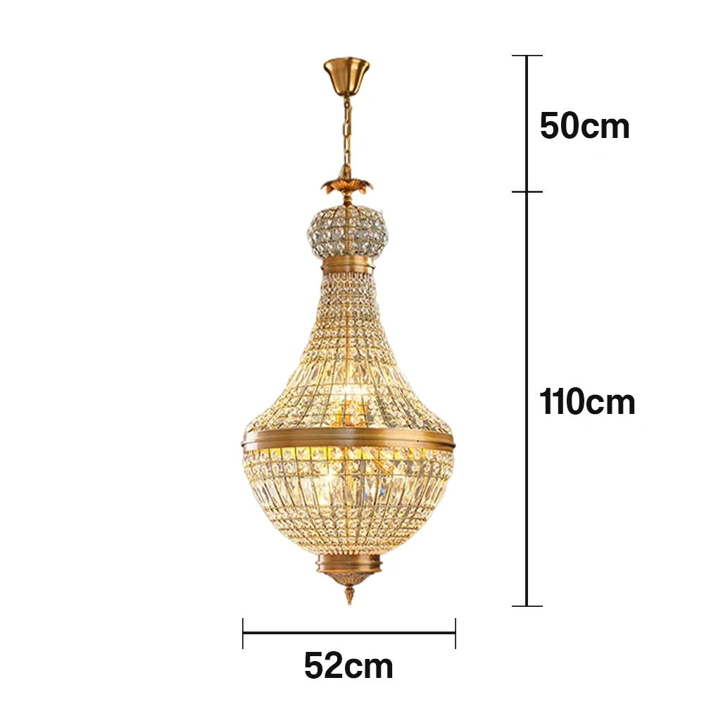 LUXORA Pendant Light Electroplated Iron Frame Electroplated Ceiling Plate Adjustable Chain - Stylish & Durable