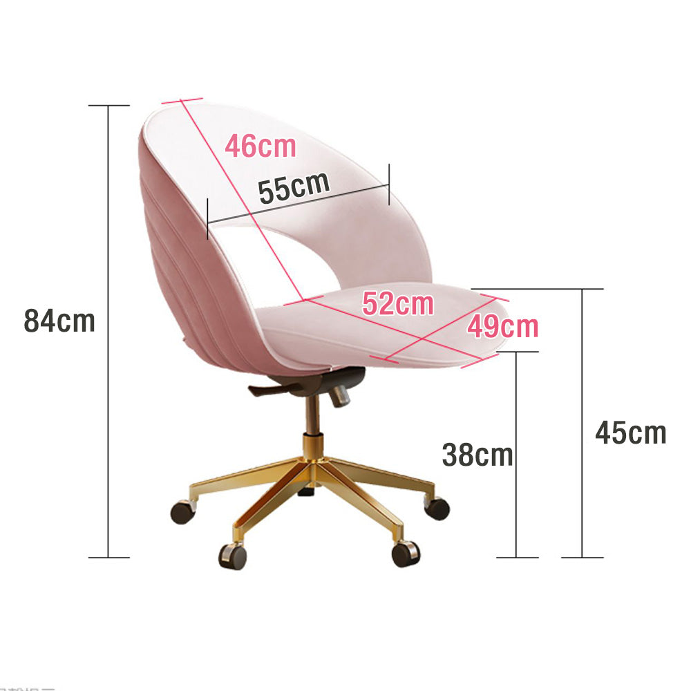 LUXORA Dining Chair – Ergonomic Comfort, Velvet Upholstery, High-Density Foam, Champagne-Gold Stainless Steel Base - White