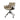 LIVARA Office Chair – Imported Nappa Leather Upholstery, Ergonomic Cushioned Backrest, High-Density Seat, 360° Swivel Base with Smooth Wheels, Durable Modern Design - Coffee