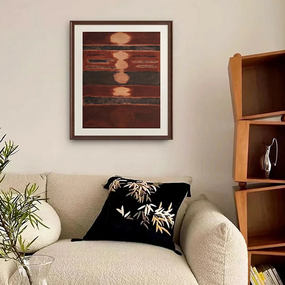 LUXORA Hand-Painted Oil Painting 50/80/120cm - Elegant Abstract Painting with Smooth Lines and Subtle Modern Form