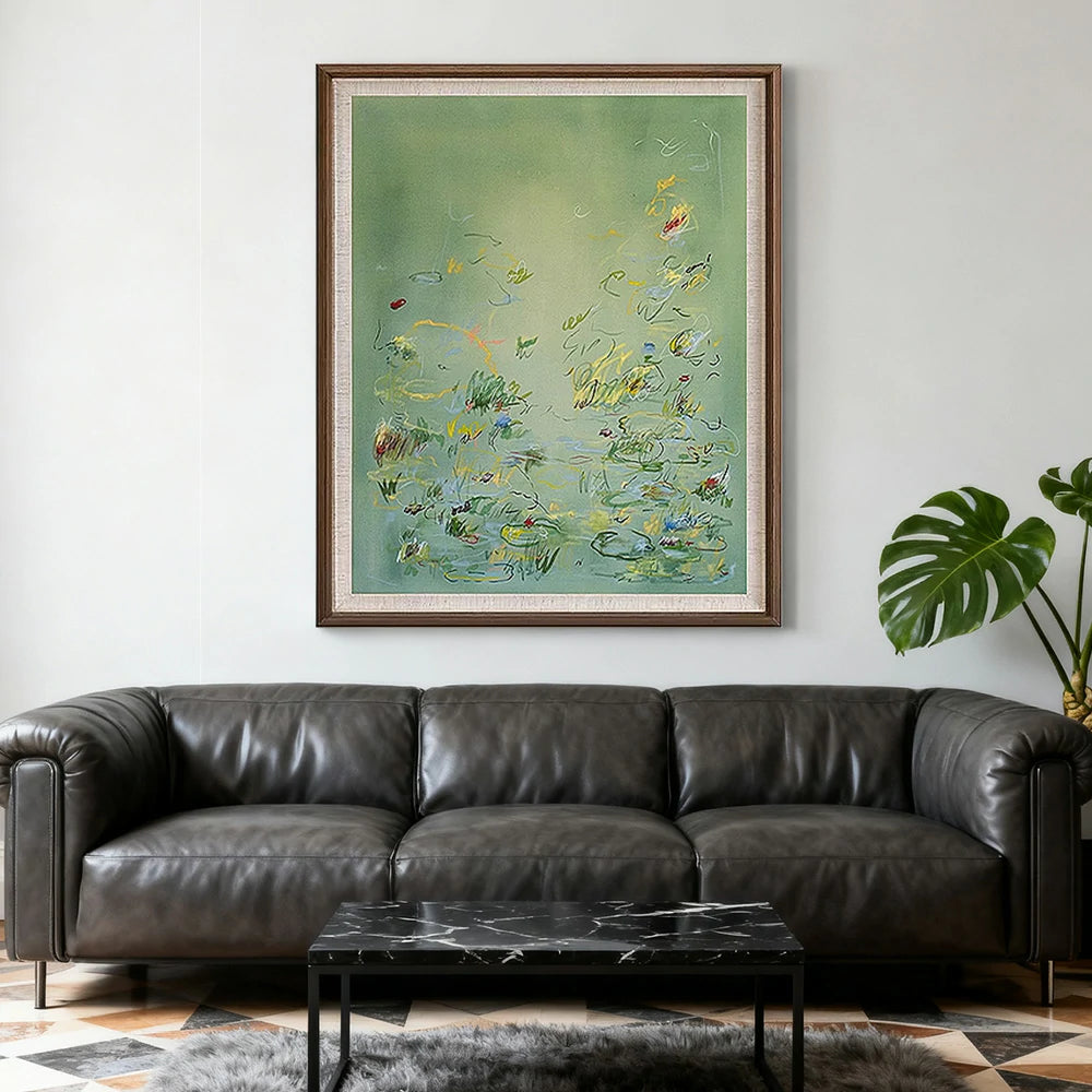 LUXORA Hand-Painted Oil Painting 50/80/120cm - Soft Colour Composition Creating Calm and Harmony in Home Decor