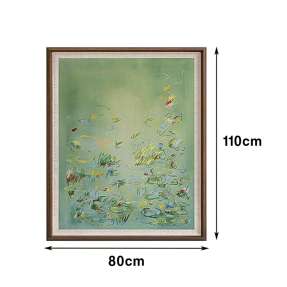 LUXORA Hand-Painted Oil Painting 50/80/120cm - Soft Colour Composition Creating Calm and Harmony in Home Decor