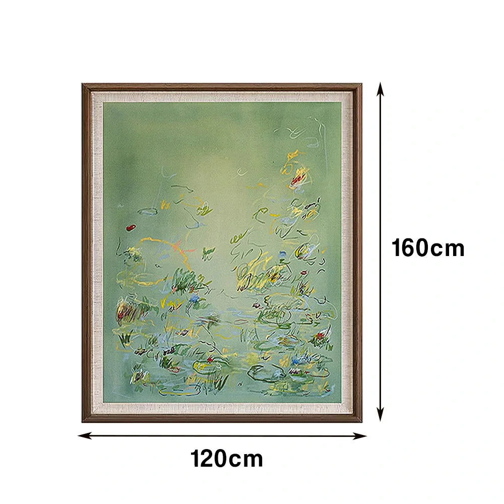 LUXORA Hand-Painted Oil Painting 50/80/120cm - Soft Colour Composition Creating Calm and Harmony in Home Decor