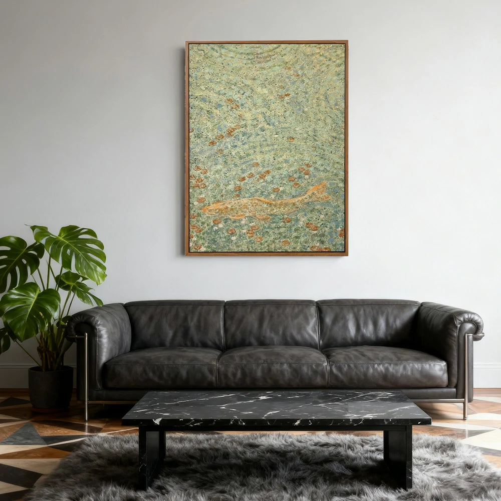 LUXORA Hand-Painted Oil Painting 50/80/120cm - Neutral Hand-Painted Artwork That Adds Calm and Elegance to Any Space