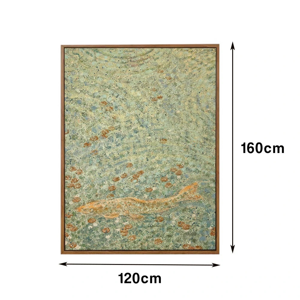 LUXORA Hand-Painted Oil Painting 50/80/120cm - Neutral Hand-Painted Artwork That Adds Calm and Elegance to Any Space