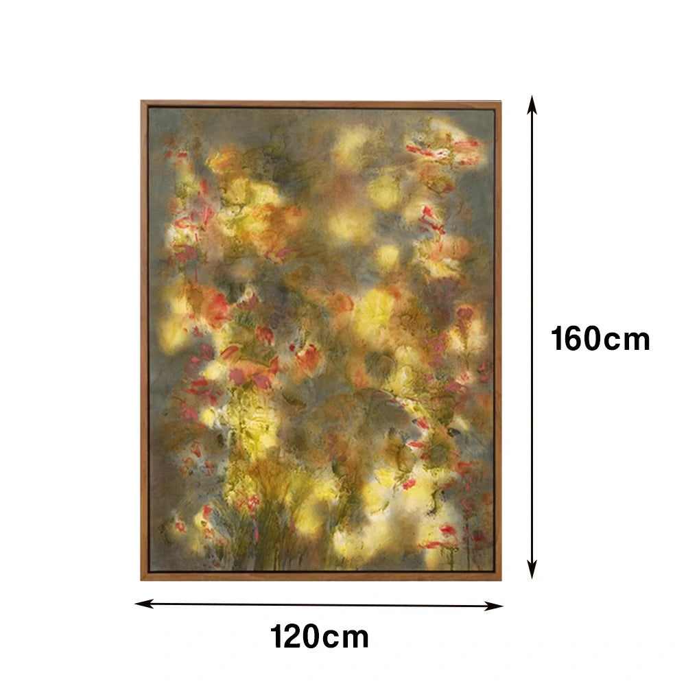 LUXORA Hand-Painted Oil Painting 50/80/120cm - Contemporary Hand-Painted Canvas Enhancing Natural Modern Interiors