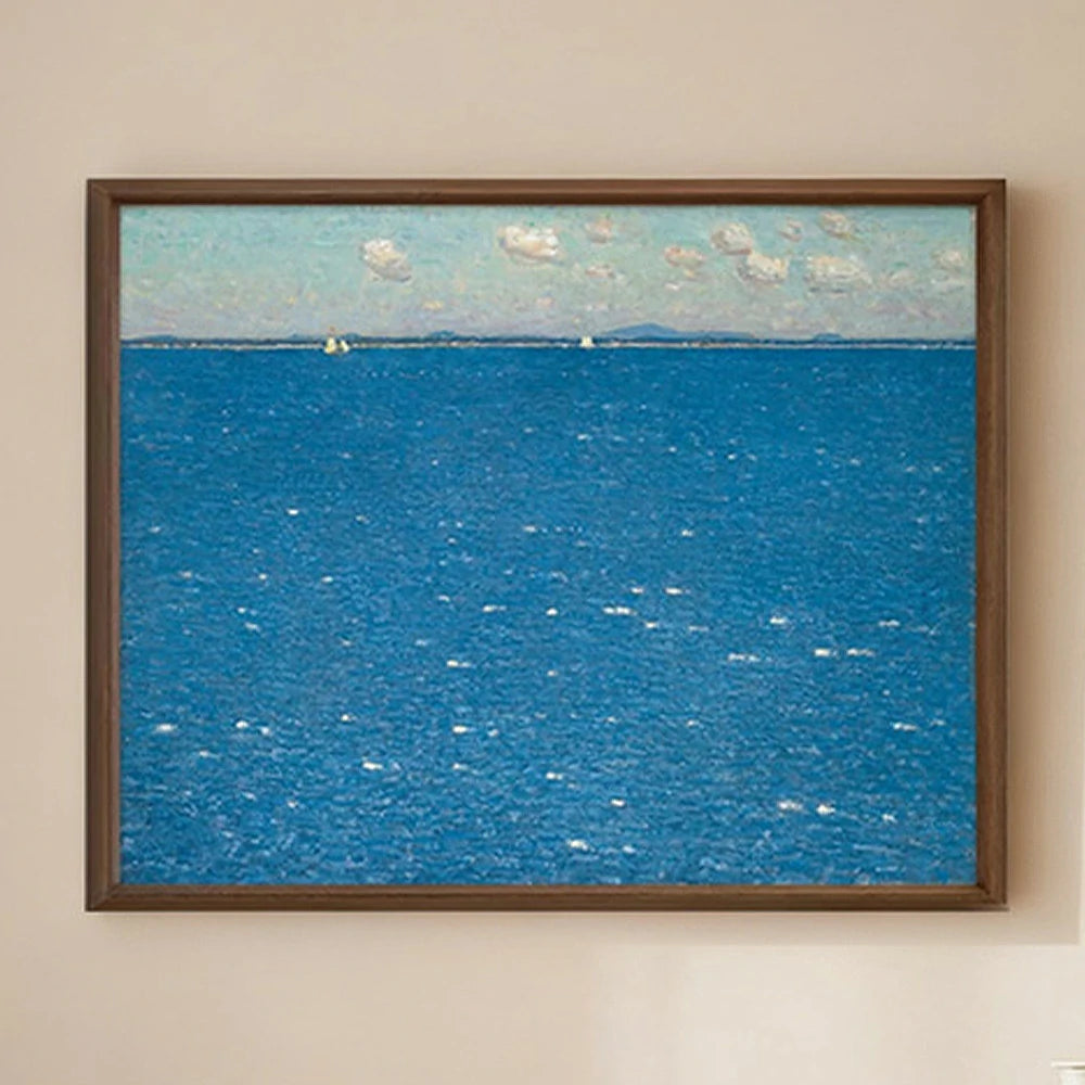 LUXORA Hand-Painted Oil Painting 50/80/120cm - Neutral Abstract Canvas Art Highlighting Gentle Brush and Subtle Texture