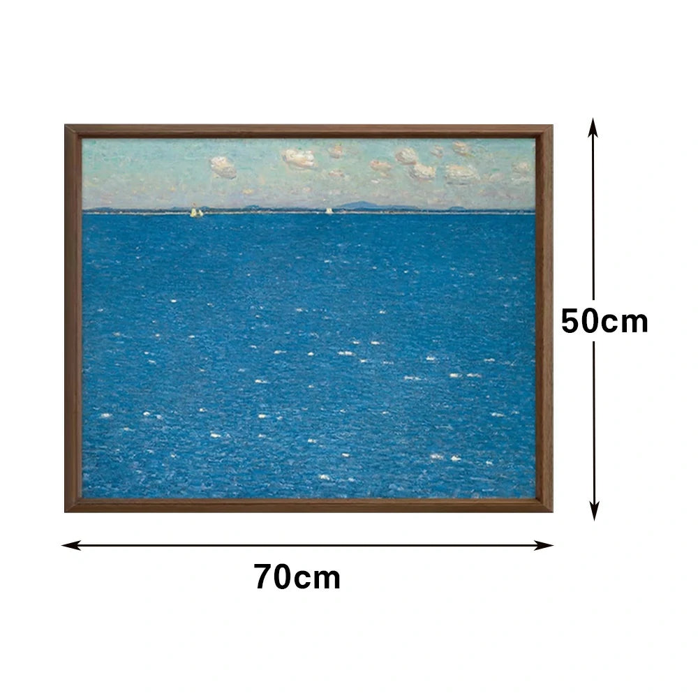 LUXORA Hand-Painted Oil Painting 50/80/120cm - Neutral Abstract Canvas Art Highlighting Gentle Brush and Subtle Texture