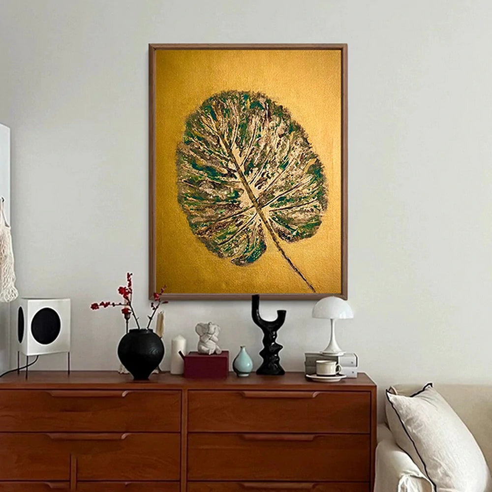 LUXORA Hand-Painted Oil Painting 50/80/120cm - Refined Minimalist Wall Piece Offering Serenity and Balanced Proportion