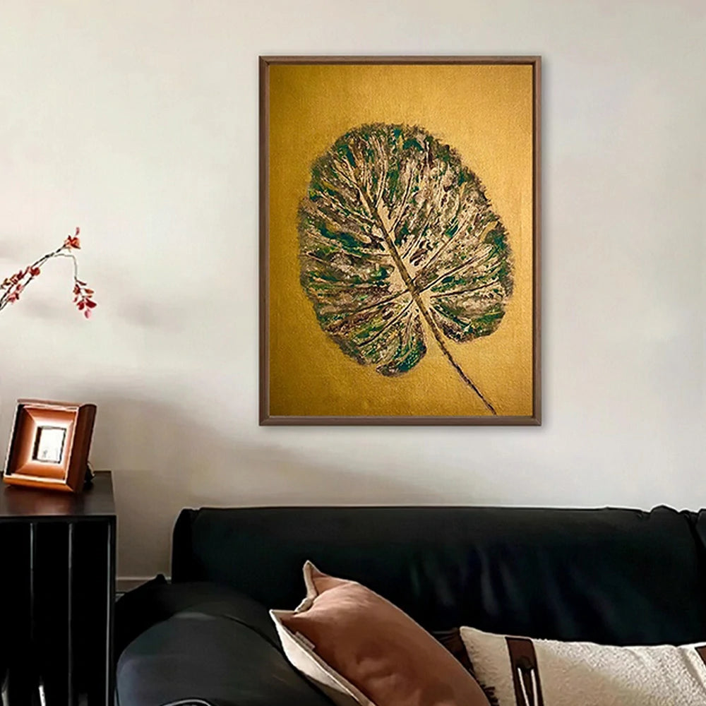 LUXORA Hand-Painted Oil Painting 50/80/120cm - Refined Minimalist Wall Piece Offering Serenity and Balanced Proportion