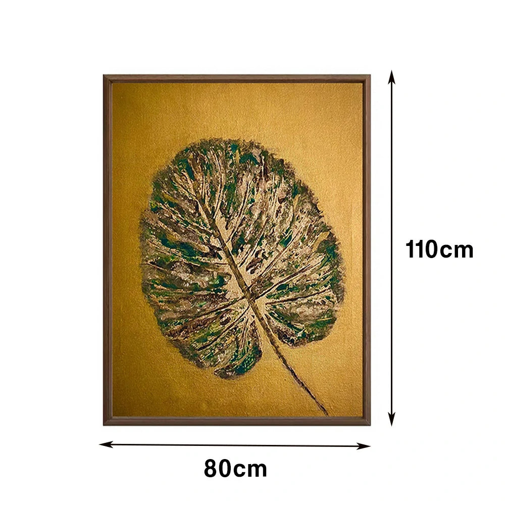 LUXORA Hand-Painted Oil Painting 50/80/120cm - Refined Minimalist Wall Piece Offering Serenity and Balanced Proportion