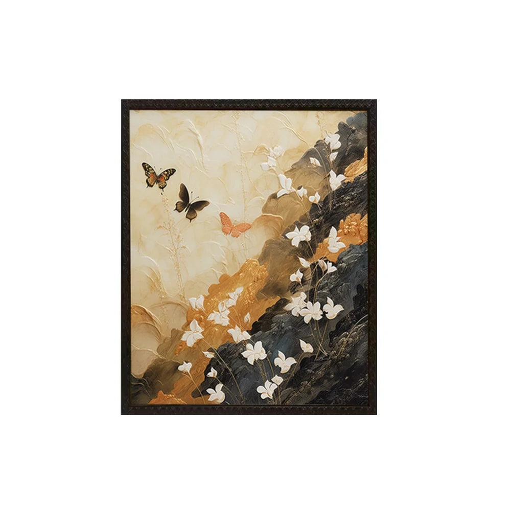 LUXORA Hand-Painted Oil Painting 50/80/120cm - Neutral Wall Painting Creating Subtle Warmth and Stylish Calm