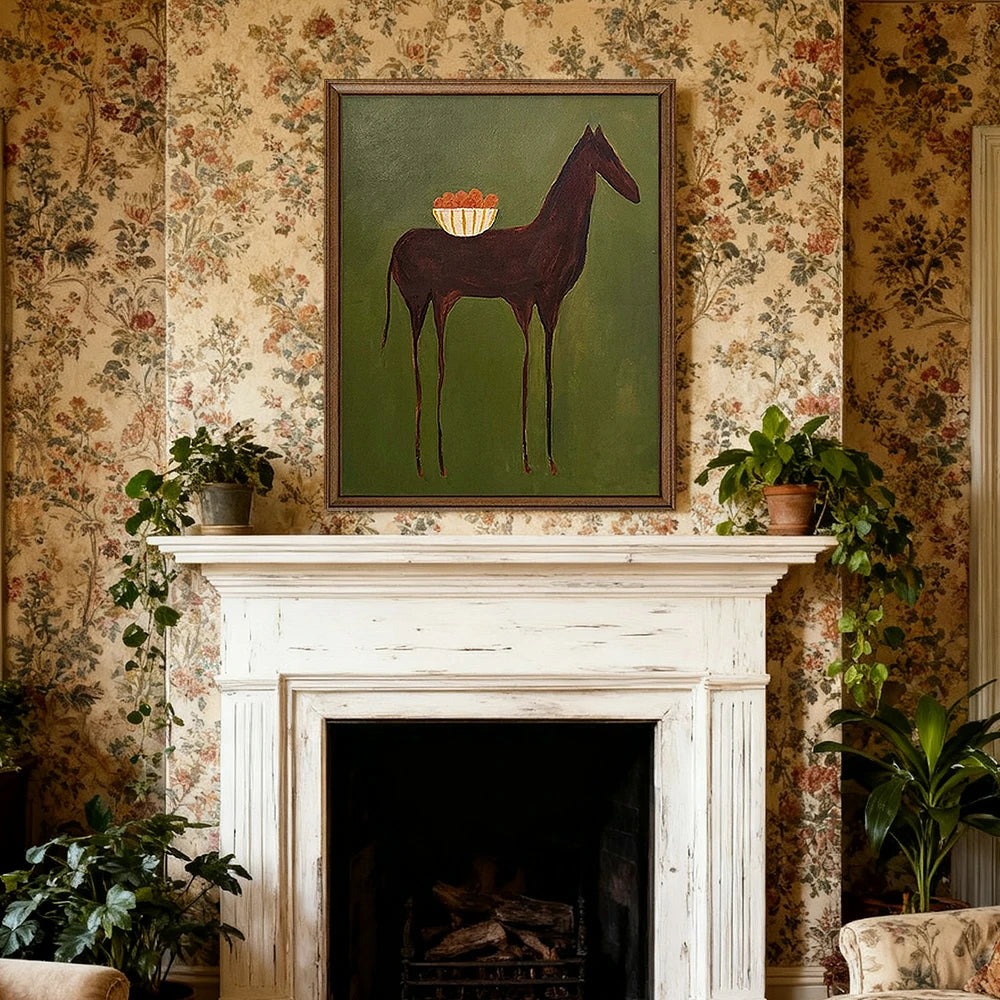 LUXORA Hand-Painted Oil Painting 50/80/120cm - Minimalist Abstract Design Creating a Relaxed and Elegant Look