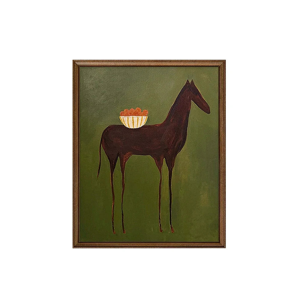 LUXORA Hand-Painted Oil Painting 50/80/120cm - Minimalist Abstract Design Creating a Relaxed and Elegant Look