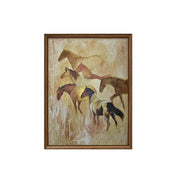 LUXORA Hand-Painted Oil Painting 50/80/120cm - Elegant Canvas Art with Smooth Finish and Simple Contemporary Design