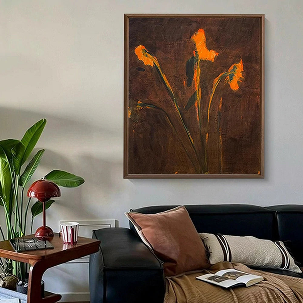 LUXORA Hand-Painted Oil Painting 50/80/120cm - Contemporary Canvas Art Offering Subtle Detail and Timeless Style