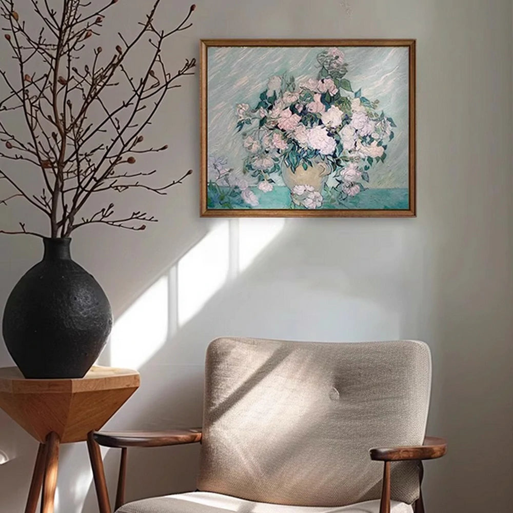 LUXORA Hand-Painted Oil Painting 60/80/100cm - Modern Abstract Artwork That Complements Contemporary Neutral Homes