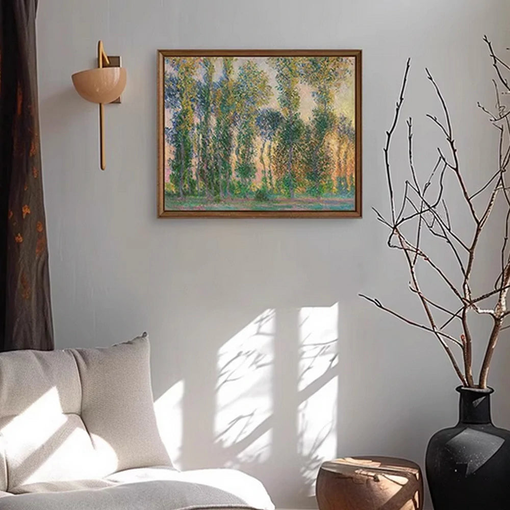 LUXORA Hand-Painted Oil Painting 60/80/100cm - Premium Hand-Painted Piece Designed for Elegant Modern Interiors