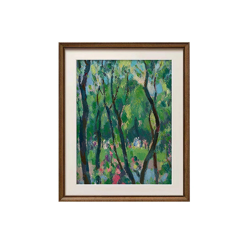 LUXORA Hand-Painted Oil Painting 50/80/120cm - Elegant Abstract Canvas with Muted Palette for a Calm Living Atmosphere