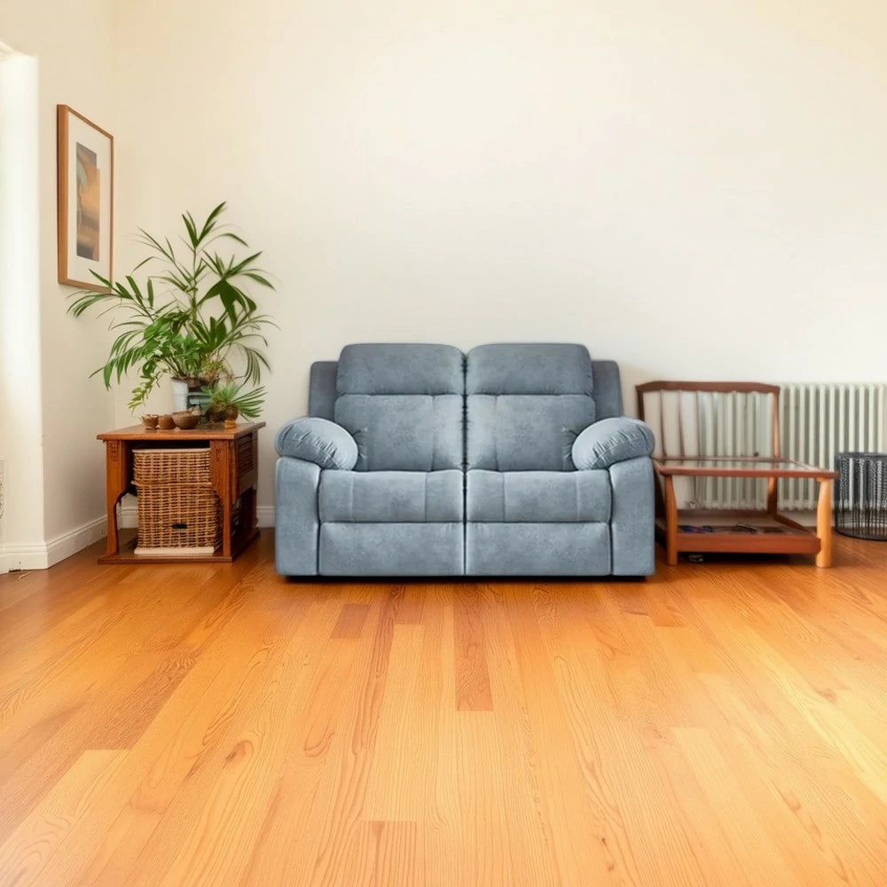 LUXORA 160/180cm Dual Electric Recliner Sofa 2-Seater Cat-Scratch Fabric Zero-Wall Comfort Design - Grey