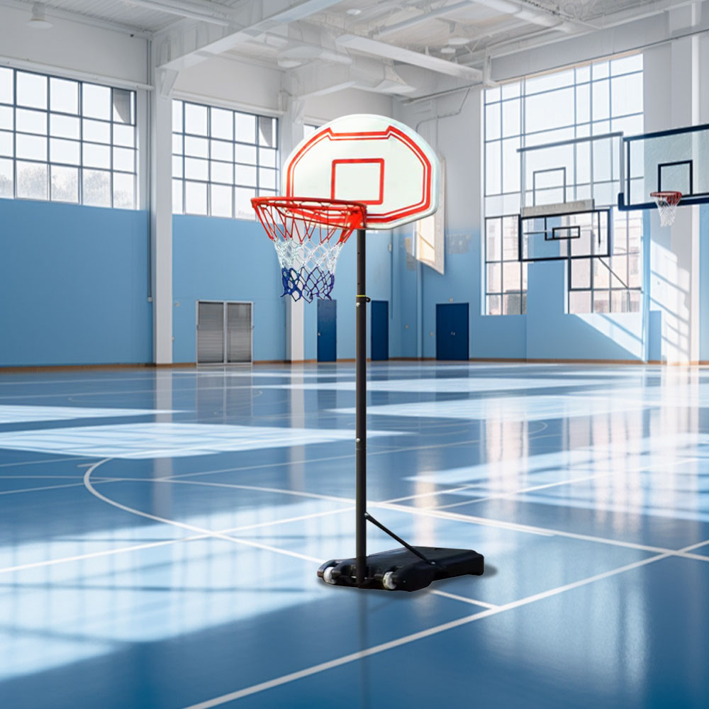 DUNK MASTER M014 Basketball System Portable Basketball Stand Ring Hoop Ironman