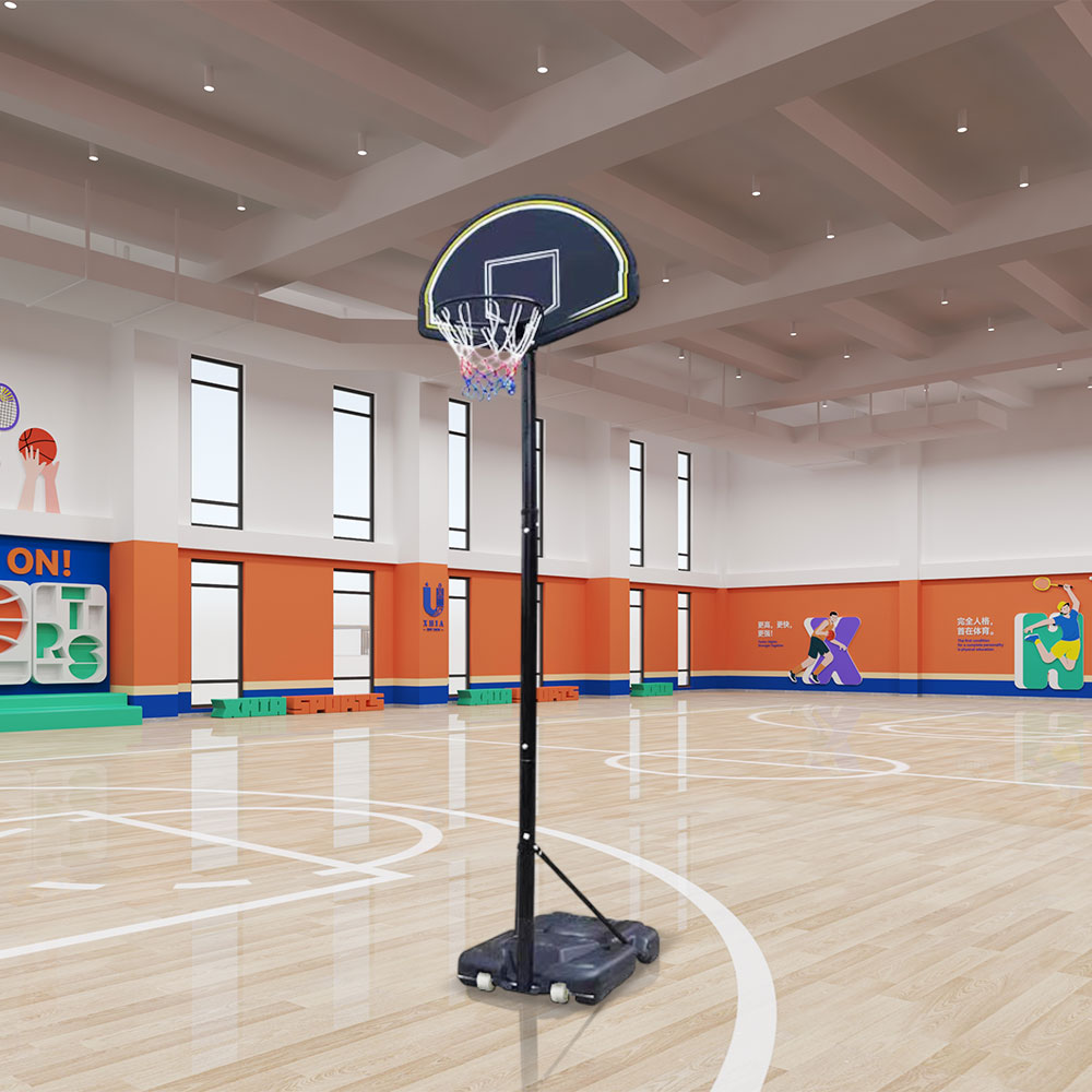 DUNK MASTER M015 Basketball System Portable Basketball Stand Ring Hoop Ironman