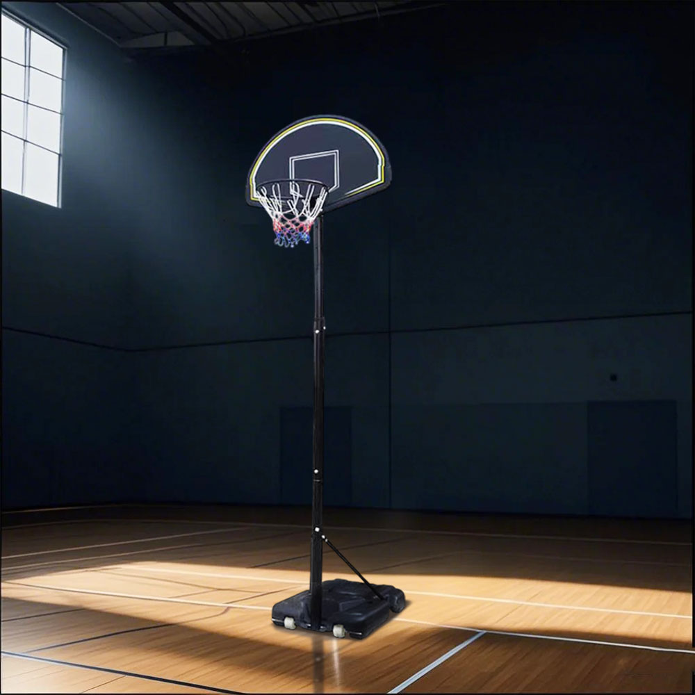 DUNK MASTER M015 Basketball System Portable Basketball Stand Ring Hoop Ironman