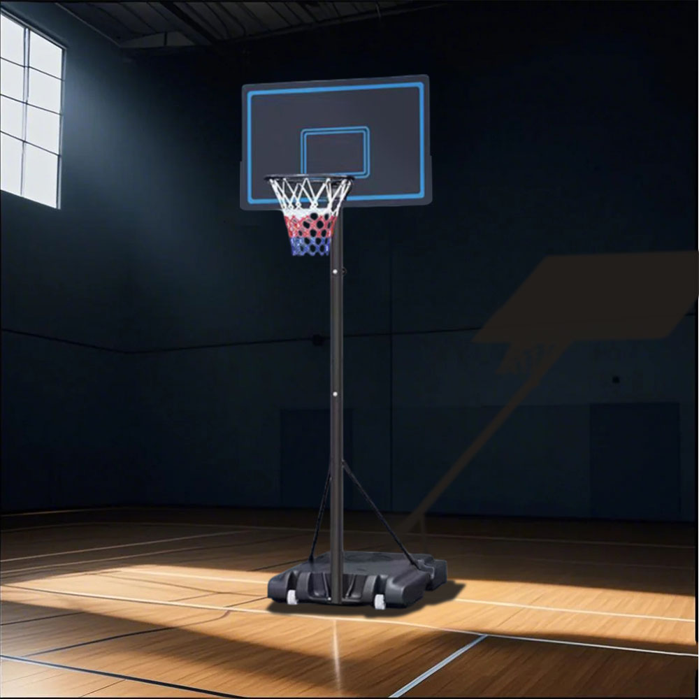 DUNK MASTER M016 Basketball System Portable Basketball Stand Ring Hoop Ironman