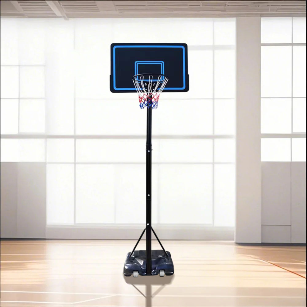 DUNK MASTER M016 Basketball System Portable Basketball Stand Ring Hoop Ironman