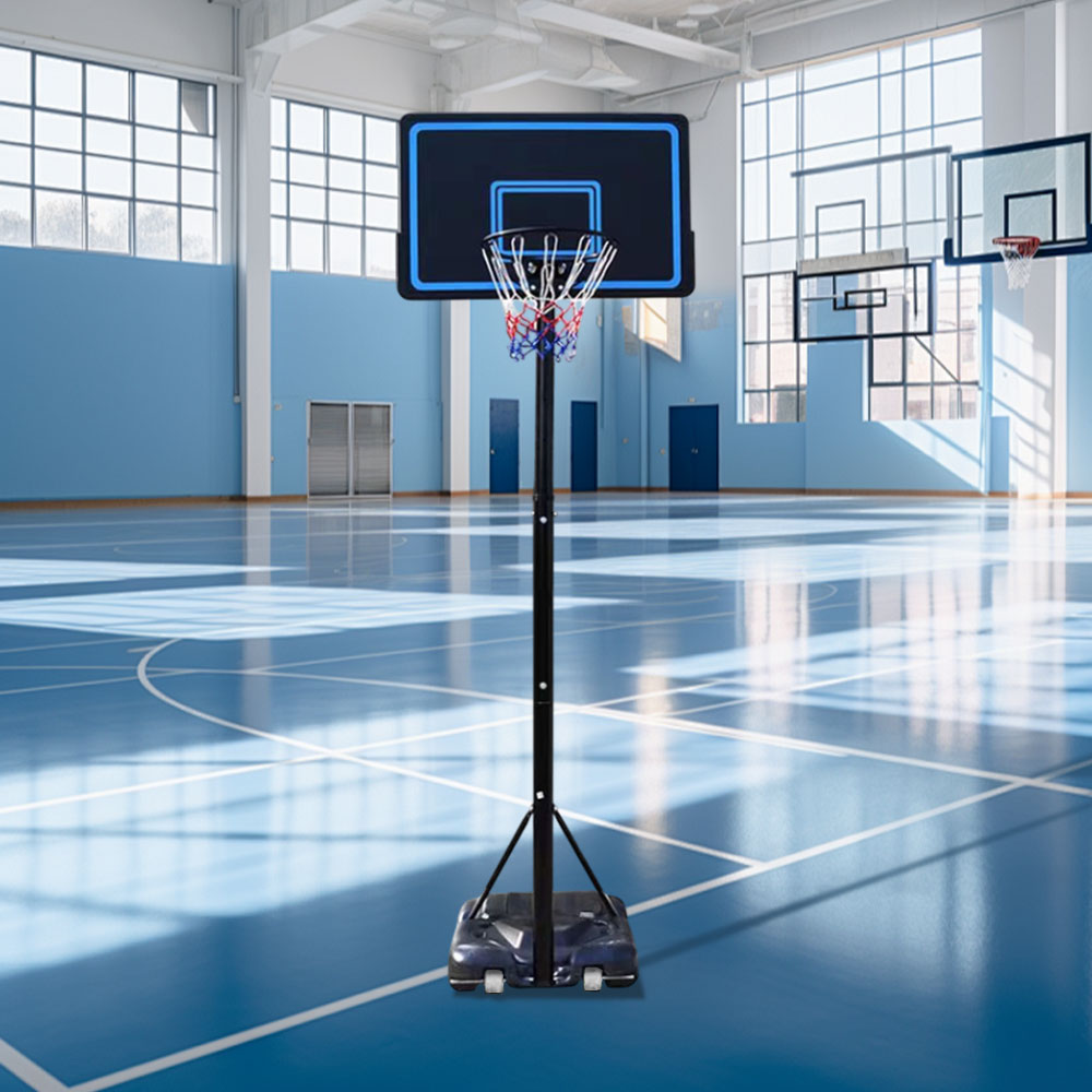 DUNK MASTER M016 Basketball System Portable Basketball Stand Ring Hoop Ironman