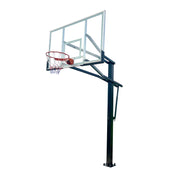 DUNK MASTER M023 Basketball System  In Ground Basketball Stand Ring Hoop Ironman Heavy Duty Professional