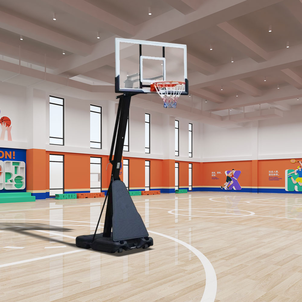 DUNK MASTER M027 Basketball System Portable Basketball Stand Ring Hoop Ironman