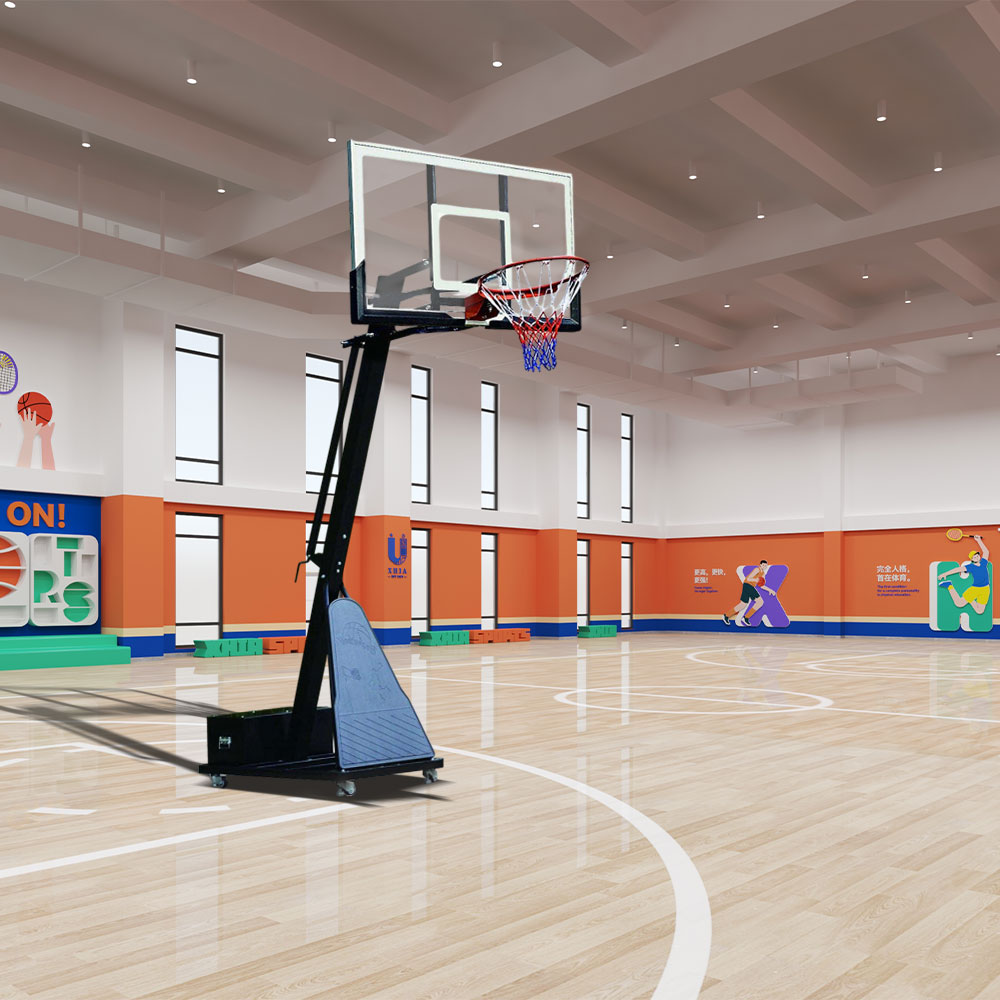 DUNK MASTER M028 Basketball System Portable Basketball Stand Ring Hoop Ironman