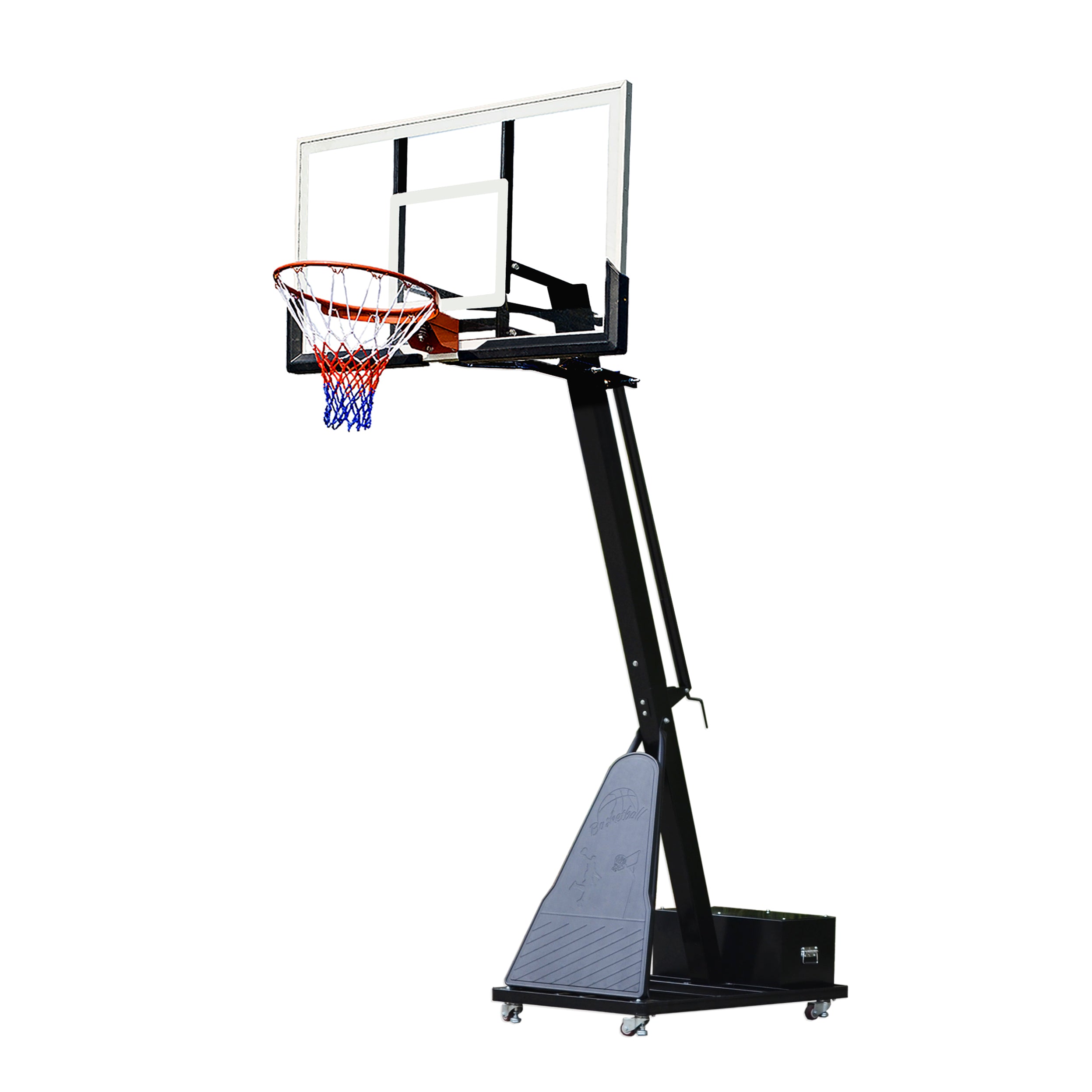 DUNK MASTER M028 Basketball System Portable Basketball Stand Ring Hoop Ironman