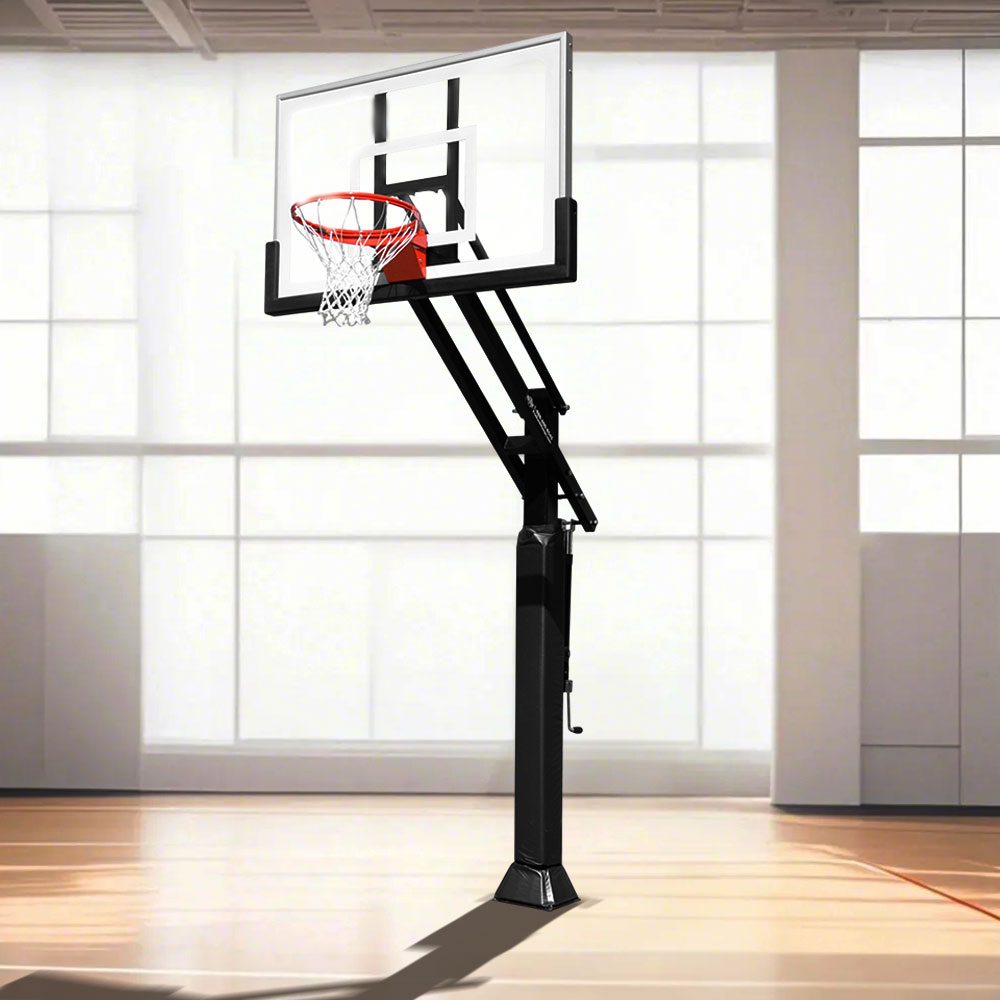 DUNK MASTER M029 Basketball System  In Ground Basketball Stand Ring Hoop Ironman Heavy Duty Professional