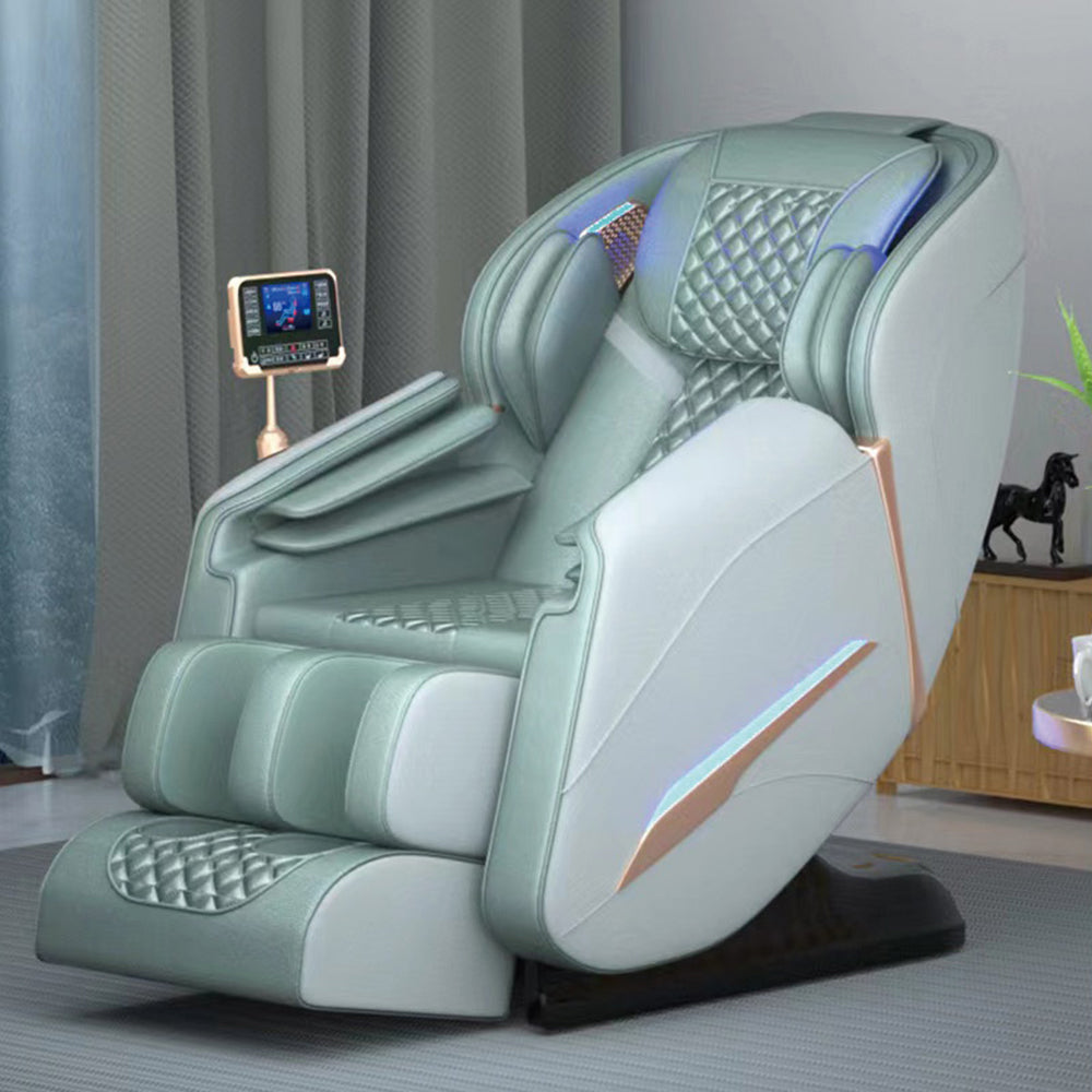RELAXA L25 SL Track Electric Massage Chair with Zero Gravity - Green/BlackGrey/Brown