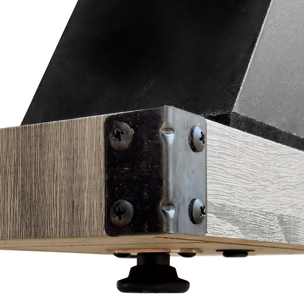 CUETIQ P028 Kingkong 8FT MDF Billiard Table with Free Accessories Pack Pool Snooker Table - Black&Silver Mist