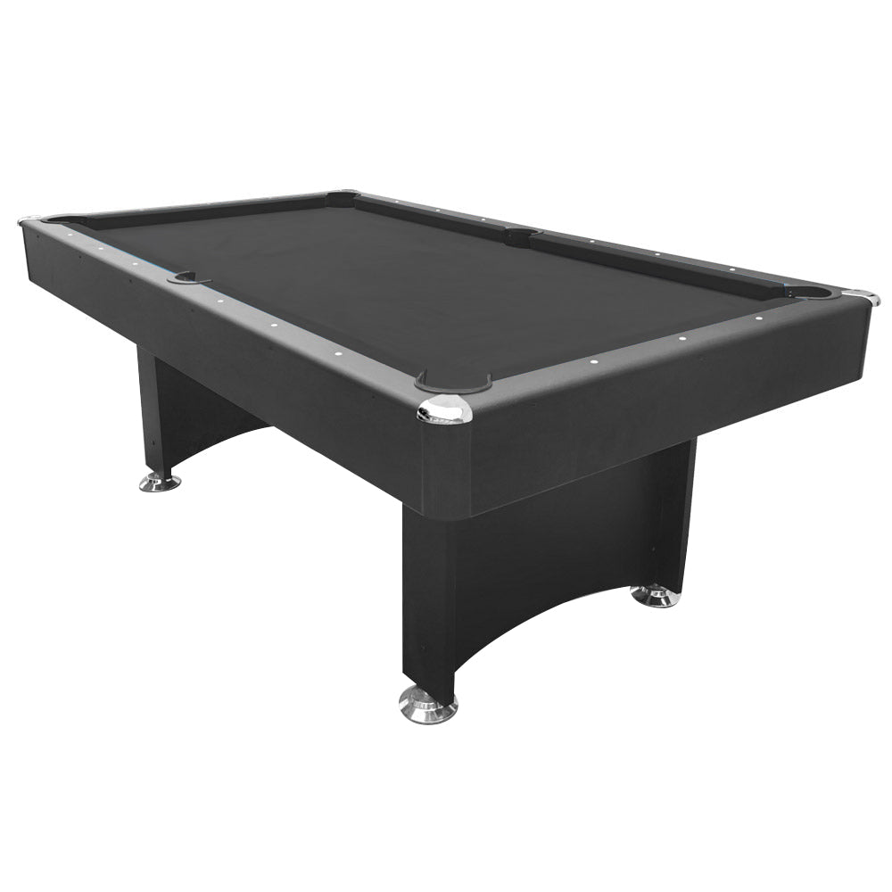 7FT Modern Design Pool Table Snooker Billiard Table Black Frame With Free Accessories