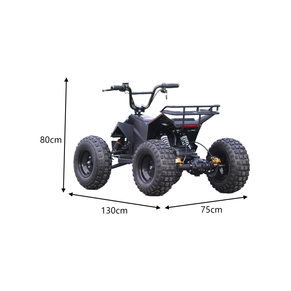 MOVO MY-T 800W Brushless Differential Motor Quad Bike-Black