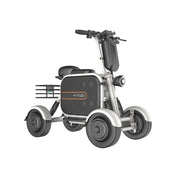 YIDI D10L 500W 48V 10Ah/15Ah 11-inch Lithium Battery Foldable White&Black High Carbon Steel Electric Scooter Drum Brake